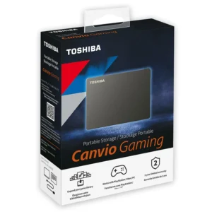 هارد دیسک اکسترنال برند توشیبا مدل Canvio Gaming با حجم 1 ترابایت